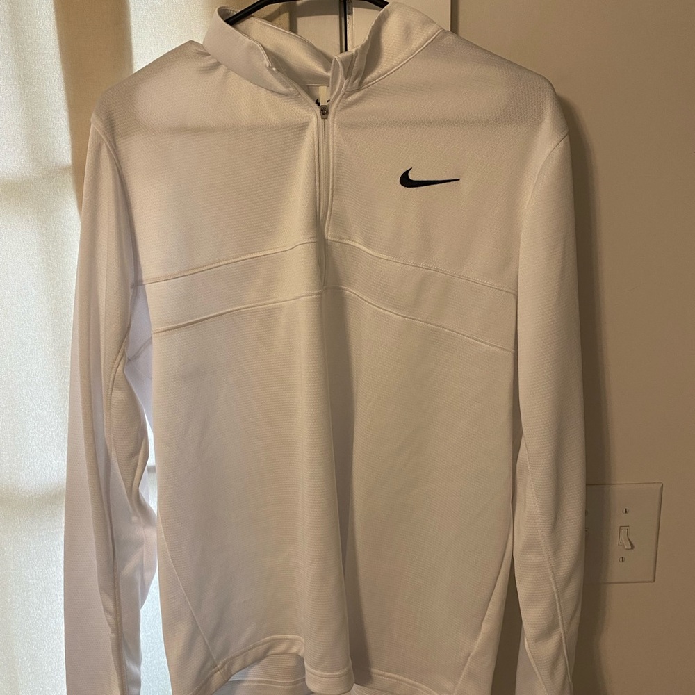 Nike Men's White Quarter-Zip